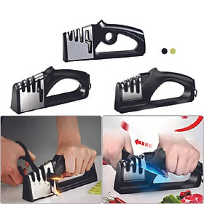 Mài Dao Kéo Cầm Tay Đa Năng Inox 4 Trong 1 Phục Hồi Lưỡi Dao Hiệu Quả.