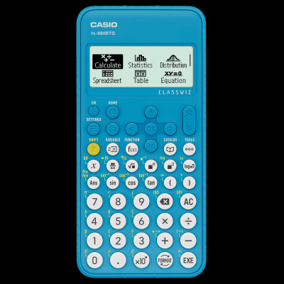 Máy Tính CASIO FX-880BTG - Màu Xanh Biển + 2 Bút Bi Pilot BP-1RT - Mực Xanh