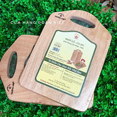 Thớt Gỗ Cao Su C.Lượng 20cm *28cm. Chuyên phục vụ Sp Gia dụng, Khuôn làm bánh, Dụng cụ học Sinh, Nhà hàng, Quán ăn, Gia
