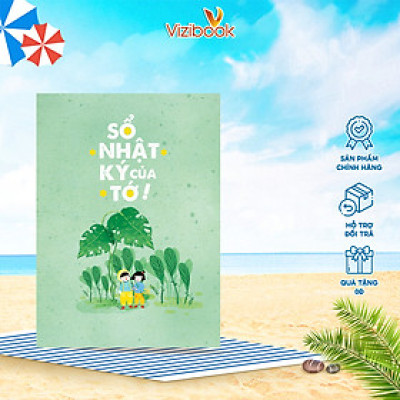 Sổ nhật ký của tớ - sổ a5 bìa cứng có dòng kẻ, hình minh họa