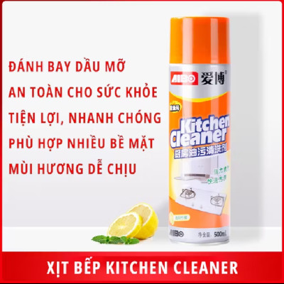 Chai xịt Tẩy rửa nhà bếp đánh bay mọi vết dầu mỡ 