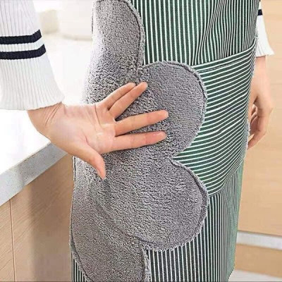 Tạp Dề Nấu Ăn,  Không Thấm Nước, Có Chỗ Lau Tay Và Túi Đựng Điện Thoại Tiện Lợi, Hoạ Tiết Cute