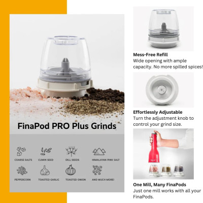 Máy xay gia vị FinaMill pin sạc,  Đa Năng, Tiện Lợi, Thiết Kế Đột Phá