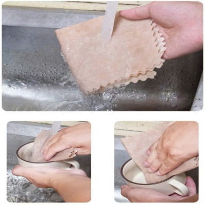 Set 10 Khăn Lau Xơ Mướp Làn Bếp, Bát Đũa Sạch Sẽ, Lau Sạch Vết Bẩn Dầu Mỡ - HÀNG CHÍNH HÃNG MINIIN