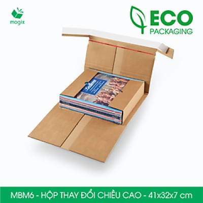 MBM6 - 41x32x7cm - Combo 100 Hộp carton thay đổi chiều cao - Thùng carton đóng hàng