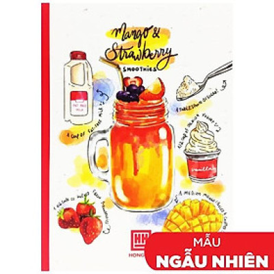 Vở Cocktail - Kẻ Ngang 80 Trang ĐL 70g/m2 - Hồng Hà (Mẫu Màu Giao Ngẫu Nhiên)