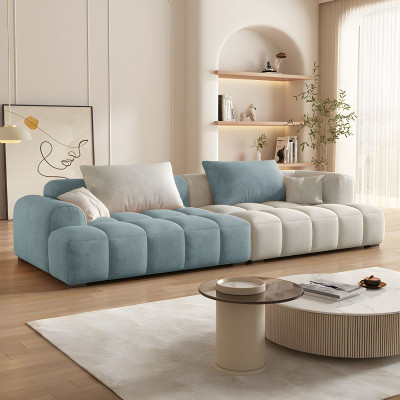 Sofa băng phong cách Hàn Quốc bọc nhung hiện đại BMSF39 Juno Sofa Kích thước 2m x 85cm