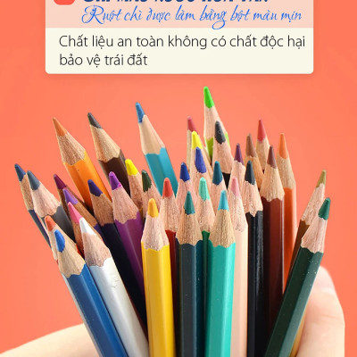 Bộ bút chì màu nước STABILOaquacolor 24 màu - Hộp thiếc 24 màu + Bút cọ nước + Tuyển tập tô màu SVCB (CLW1624MB+)