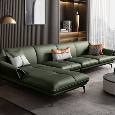 Sofa da góc L Vintage Juno Sofa HDCT-15