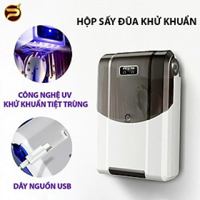 Hộp Sấy Khử Khuẩn Đũa Thìa – Diệt Khuẩn Bằng Tia UV, Làm Khô Nhanh, An Toàn Cho Cả Gia Đình , dao thớt