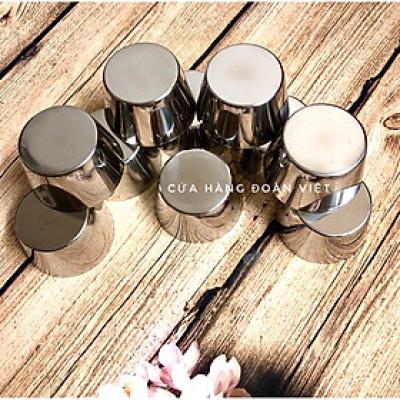 Khuôn Bánh Flan Inox Không Gỉ - Combo 10 khuôn 7 x 4 cm (Có Nắp). Chuyên phục vụ Sp Gia dụng, Khuôn làm bánh, Dụng cụ họ