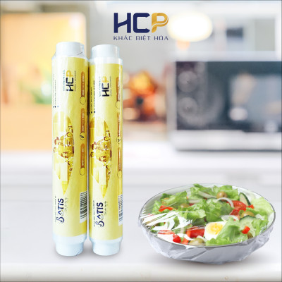 Lõi Màng Bọc Thực Phẩm PE SATIS 30cm x 100m Không Chứa Chất Phụ Gia Gây Hại Sức Khỏe Dùng Được Cho Lò Vi Sóng