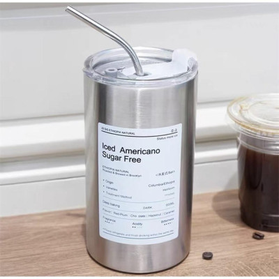 Cốc giữ nhiệt INOX ONGTRE bằng thép không gỉ có ống hút hiệu suất 6-8 tiếng