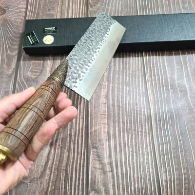 DAO BẾP - DAO THÁI HOA VĂN CAO CẤP MÃ A5 DT151 NT topcomshop vn