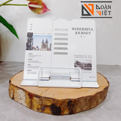 GIÁ CHẶN SÁCH / GIÁ ĐỌC SÁCH/ GIÁ ĐỠ KẸP SÁCH thông minh cho bé - Chống gù lưng, chống cận khi đọc. Hàng loại 1. VPP. Ch
