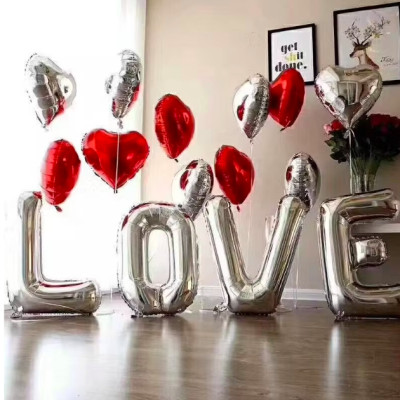 Bóng chữ LOVE cỡ đại 70cm trang trí phòng cưới cầu hôn tỏ tình