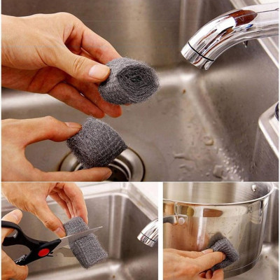 Combo 03 Set mút cọ rửa xoong nồi Echo Metal