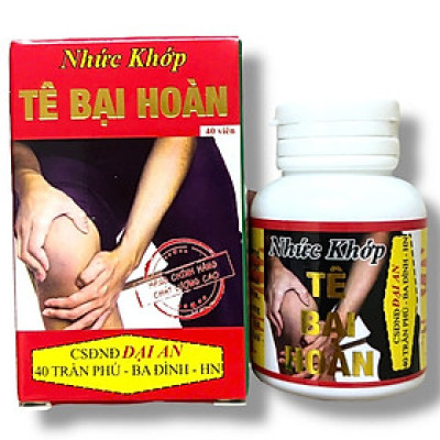 Viên uống nhức khớp Tê Bại Hoàn hỗ trợ đau lưng viêm nhức xương khớp, gai cột sống, thoái hoá khớp - Mã số 1502