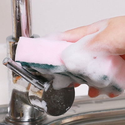 Set 10 miếng mút rửa ly, cốc Happy Value - Hàng nội địa Nhật Bản nhập khẩu chính hãng