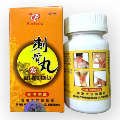 Viên uống Gai cốt hoàn - Hộp 60 viên - Xuất xứ Hồng Kong - Mã số 1430