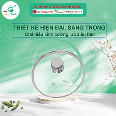 Nắp kính cường lực Fivestar dùng cho nồi chảo quánh ( hàng tặng )