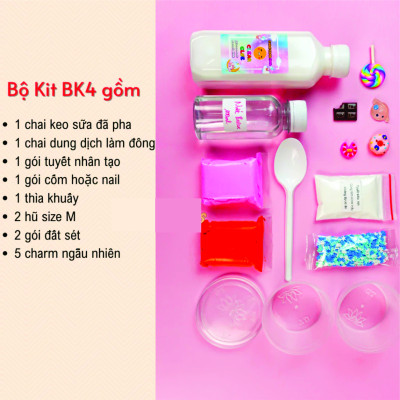 Tổng hợp bộ kit làm slime giá rẻ cho học sinh