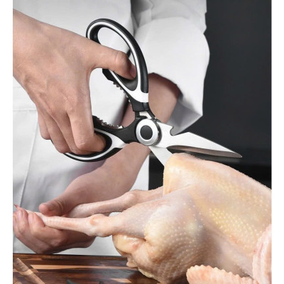 COMBO 2 Kéo Nhà Bếp Cắt Gà, Mổ Cá Đa Năng Thép Không Gỉ