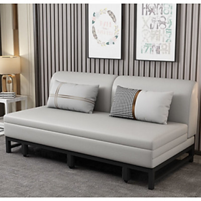Sofa giường đa năng khung sắt không tay hộc kéo HGK-05 ngăn chứa đồ tiện dụng Tundo KT 1m8