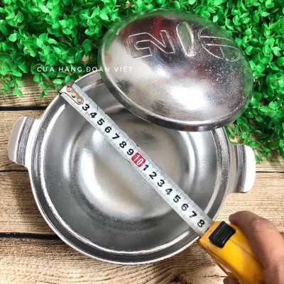 Nồi Gang Dày Kho Thịt Cá 18cm - Giữ Nhiệt Lâu. Chuyên phục vụ Sp Gia dụng, Khuôn làm bánh, Dụng cụ học Sinh, Nhà hàng, Q
