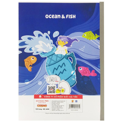 Combo 5 Tập Kẻ Ngang 120 Trang 70gsm Cosmo - Haplus 6430 (Mẫu Màu Giao Ngẫu Nhiên)