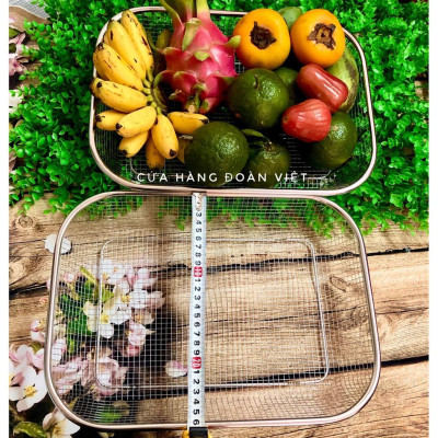 [MỚI] Rổ Inox Không Rỉ Sét 26 - 36 cm. Chuyên phục vụ Sp Gia dụng, Khuôn làm bánh, Dụng cụ học Sinh, Nhà hàng, Quán ăn,