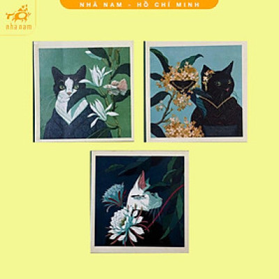 Sổ xé Mèo và hoa (Mẫu ngẫu nhiên) (Nhã Nam HCM)
