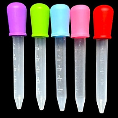 Bộ 10 ống bơm silicon làm rau câu, làm bánh, socola – Mã số 1995