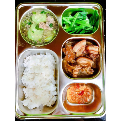 Khay Đựng Cơm Inox Cao Cấp 5 Ngăn Sâu Lòng Hàn Quốc, Khay Đựng Cơm Văn Phòng, Xí Nghiệp Đảm Bảo Vệ Sinh - HÀNG CHÍNH HÃNG MINIIN