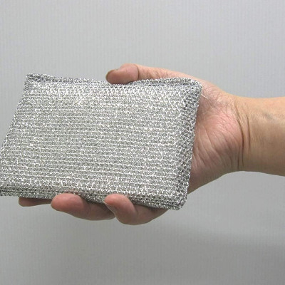 Set 03 miếng bọt biển màng nhôm ion bạc Ag+ Kokubo Aluminum Mesh Kitchen Sponges - Hàng nội địa Nhật Bản |#nhập khẩu chính hãng|