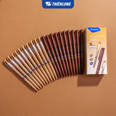 Bút gel B - Buttersmooth Gel Thiên Long GELB-032 - Premium Tip viết êm, trơn - Mực Xanh - Thân ngẫu nhiên
