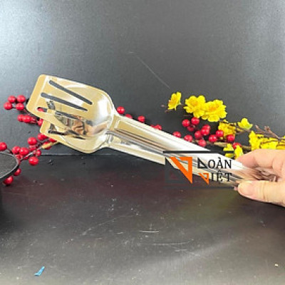 KẸP GẮP THỨC ĂN, GẮP BÁNH BAO, ĐỒ CHIÊN. . Bản to, inox không rỉ 28cm. Chuyên phục vụ Sp Gia dụng, Khuôn làm bánh, Dụng