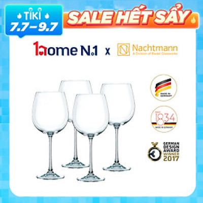 Bộ 4 ly rượu vang đỏ Nachtmann Vivendi - Hàng chính hãng Đức