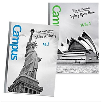 [COMBO 10 CUỐN] Vở Landscape 80 Trang (Dòng Kẻ Ngang)