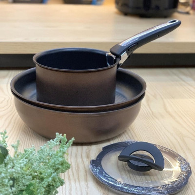 Bộ nồi chảo cán rời Tefal Ingenlo Resource L6759522 Hàng chính hãng