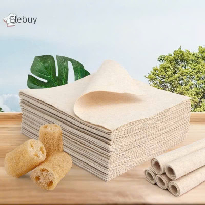 Set 10 Khăn Lau Xơ Mướp Làn Bếp, Bát Đũa Sạch Sẽ, Lau Sạch Vết Bẩn Dầu Mỡ - HÀNG CHÍNH HÃNG MINIIN