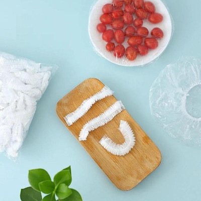 Màng bọc thực phẩm set 100 chiếc co giãn siêu dai có chun hình túi gấu - chính hãng miDoctor