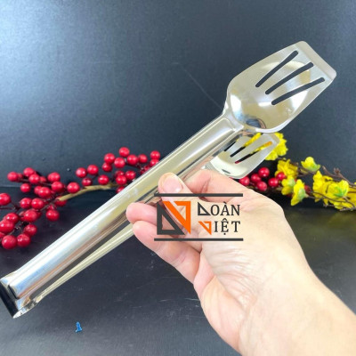 KẸP GẮP THỨC ĂN, GẮP BÁNH BAO, ĐỒ CHIÊN. . Bản to, inox không rỉ 28cm. Chuyên phục vụ Sp Gia dụng, Khuôn làm bánh, Dụng