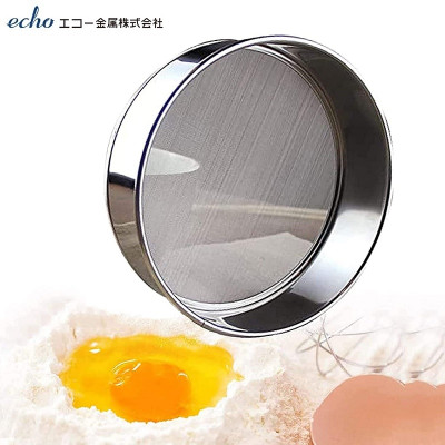 Dụng cụ rây bột inox Echo Ø13cm - Hàng nội địa Nhật Bản nhập khẩu chính hãng