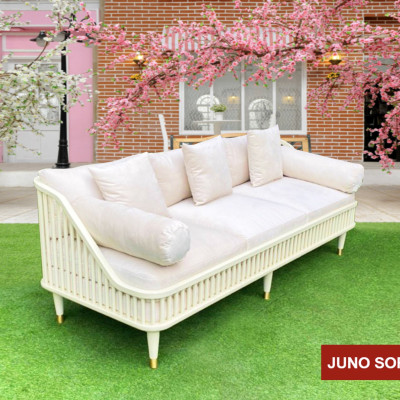 Sofa băng Bắc Âu Juno Sofa dài 2m tặng đủ gối