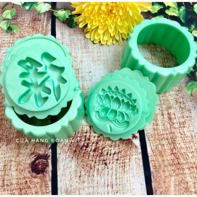 Khuôn Nhấn Xôi TRÒN tạo Hình 3D Sắc Nét 10 cm. Chuyên phục vụ Sp Gia dụng, Khuôn làm bánh, Dụng cụ học Sinh, Nhà hàng, Q