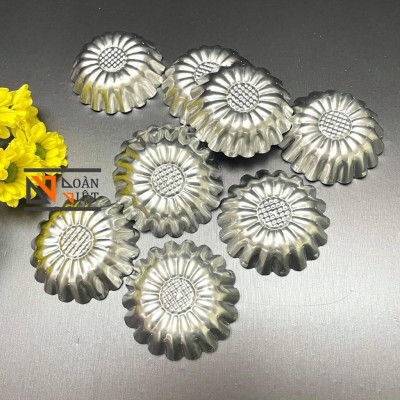 Khuôn Bánh Bò, Rau Câu, Da Lợn - NHÔM DÀY, COMBO 10 KHUÔN, mẫu mã đa dạng. Chuyên phục vụ Sp Gia dụng, Khuôn làm bánh, D