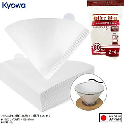 Set 80 túi giấy lọc cà phê Kyowa - Hàng Nội Địa Nhật Bản