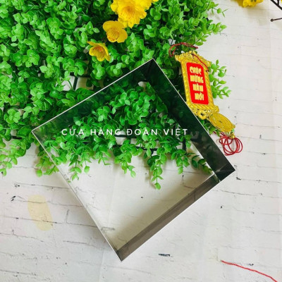 Khuôn Bánh Chưng Inox 16 cm - Inox Dày, Nặng Tay, Bánh Vuông Sắc Nét. Chuyên phục vụ Sp Gia dụng, Khuôn làm bánh, Dụng c