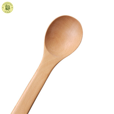 Muỗng Múc Canh Miệng Oval Có Đế Chân - Vá Gỗ Oval 15 ( 32 x 7.5 cm ) - Đồ Gỗ Nhà Bếp Thương Hiệu Trường Sơn